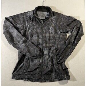 North Face Womens Ambition Jacket - TNF Black Reflective Weaver Flash Dry Size M